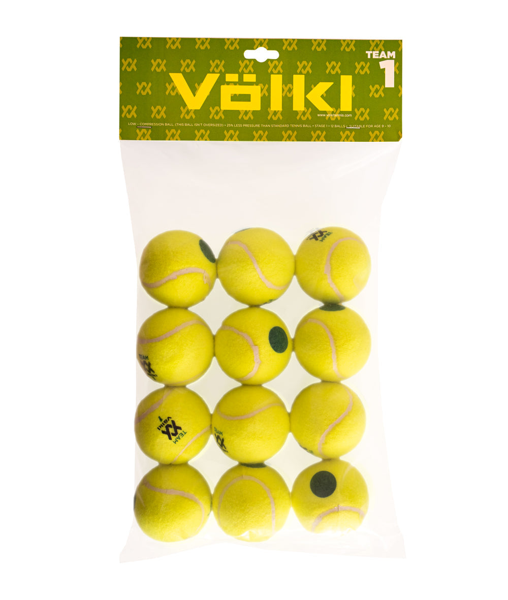 Team Ball 1 (Yellow/Green) 12 pc bag